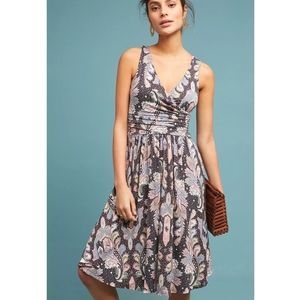 Anthropologie Multicolor Paisley Midi Dress